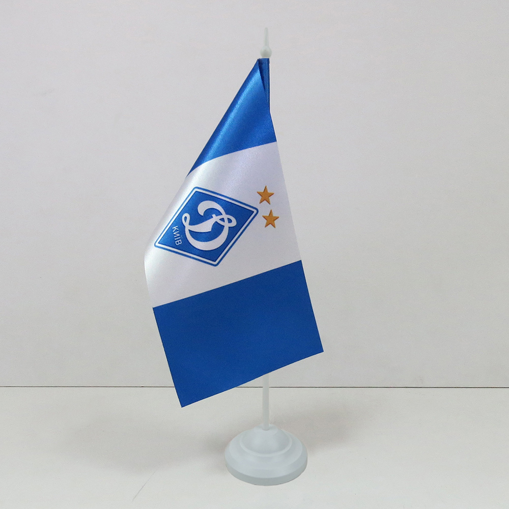 Флажок ФК Динамо на пластиковой подставке